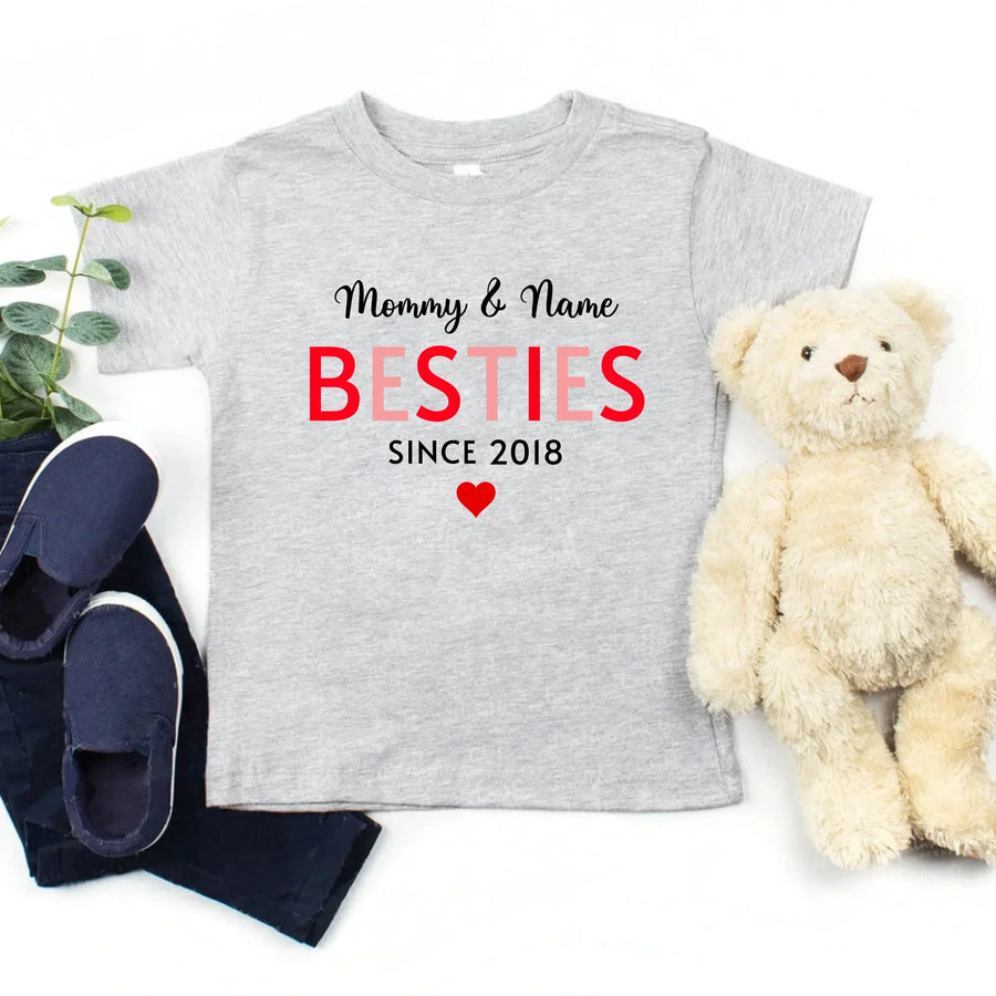 Mommy & Kid/Teen Matching Shirt - Besties Since Personalized Tee