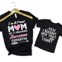 I'm a Proud Mom & Kid Teemom_kid_black