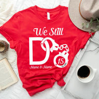 red t-shirt