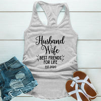 Husband Wife Best Friend for Life Tees