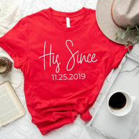 red t-shirt