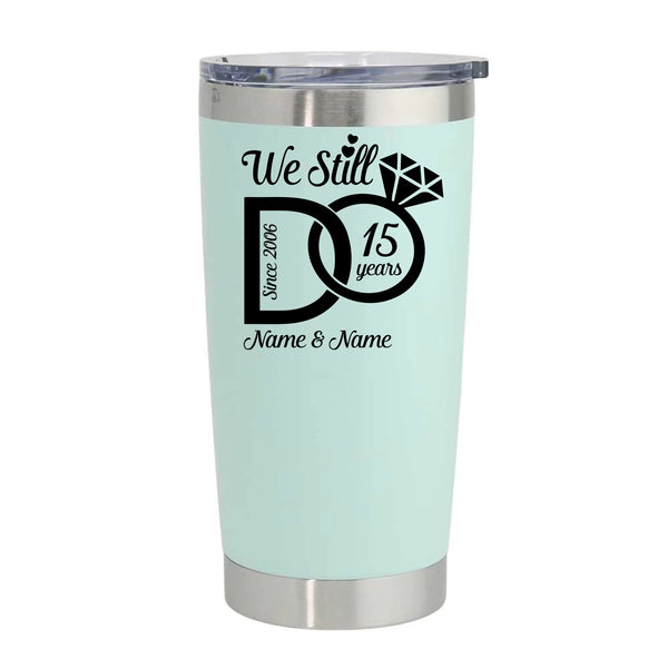 Customizable 20oz Insulated Vacuum Sealed Tumbler green