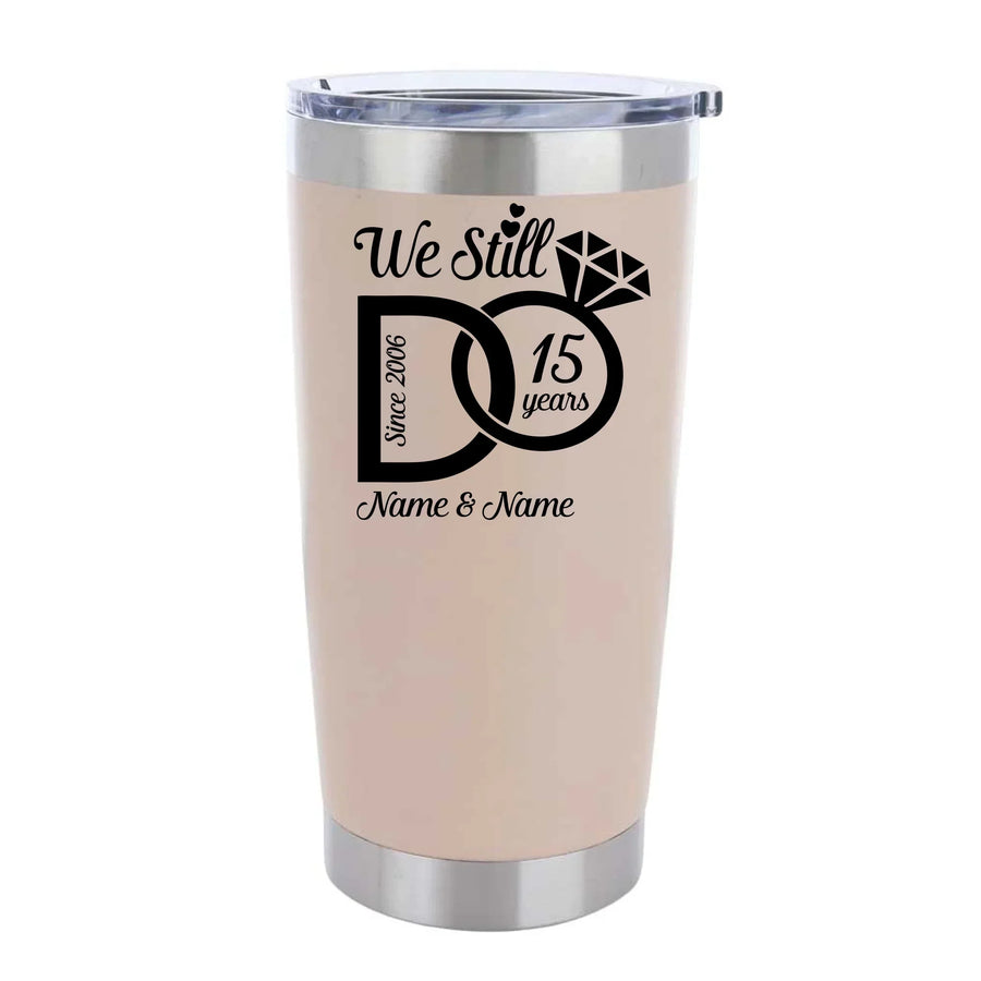 Customizable 20oz Insulated Vacuum Sealed Tumbler pink