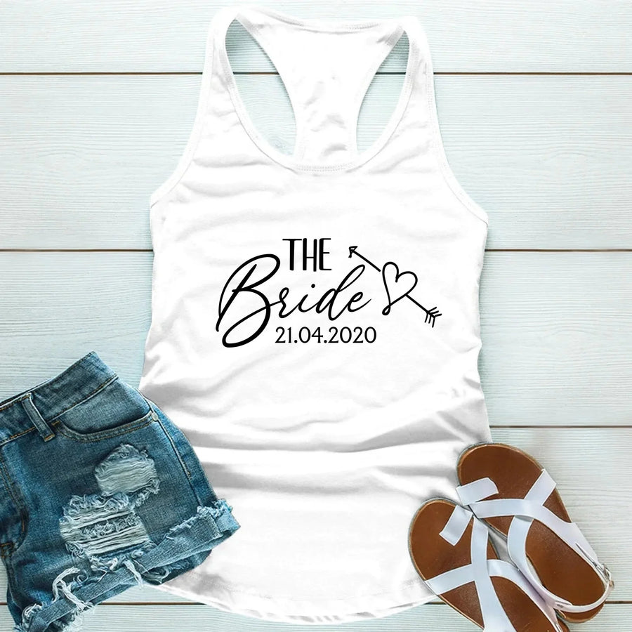 The Groom & The Bride Matching Matching Wedding Shirts