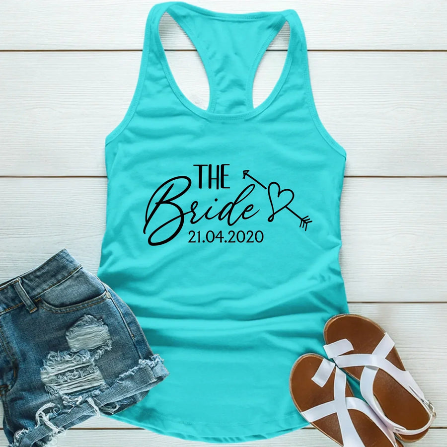 The Groom & The Bride Matching Matching Wedding Shirts