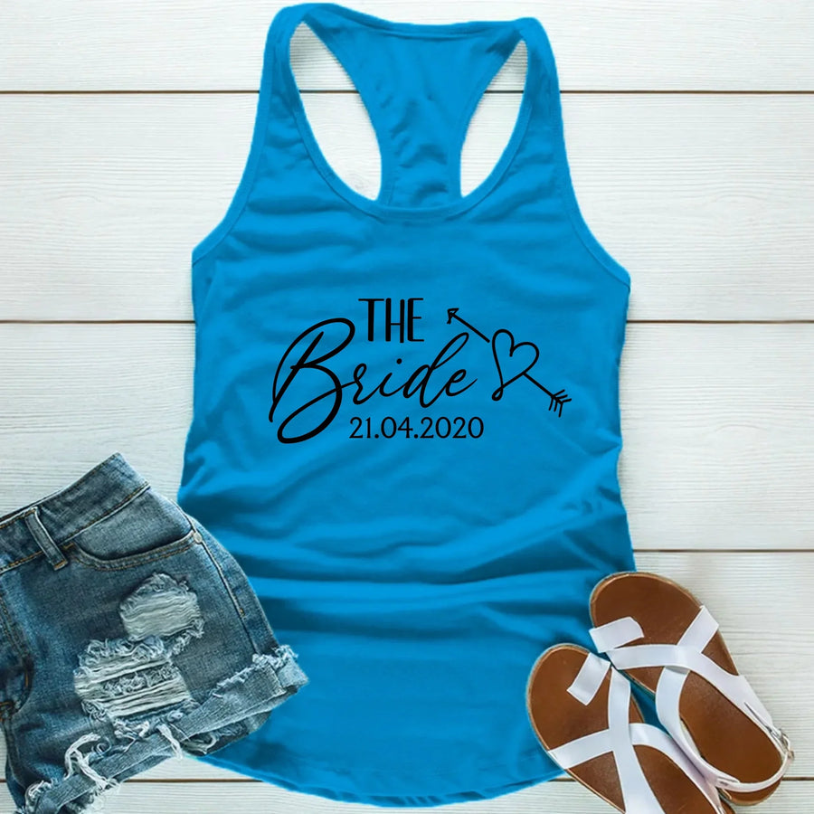 The Groom & The Bride Matching Matching Wedding Shirts