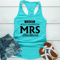 Just Married Shirts – Mr & Mrs Matching Honeymoon Tees