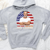 Dad, The Man, The Myth, The Legend Tee - Personalized Father's Day Shirt