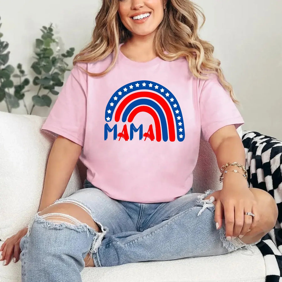 model pink t-shirt mockup-min