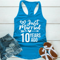 Just Married Years Ago Custom Tees