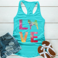 Watercolor Painting Love for Dogs Top