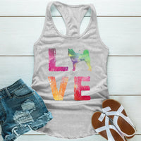 Watercolor Painting Love for Dogs Top