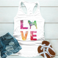 Watercolor Painting Love for Dogs Top