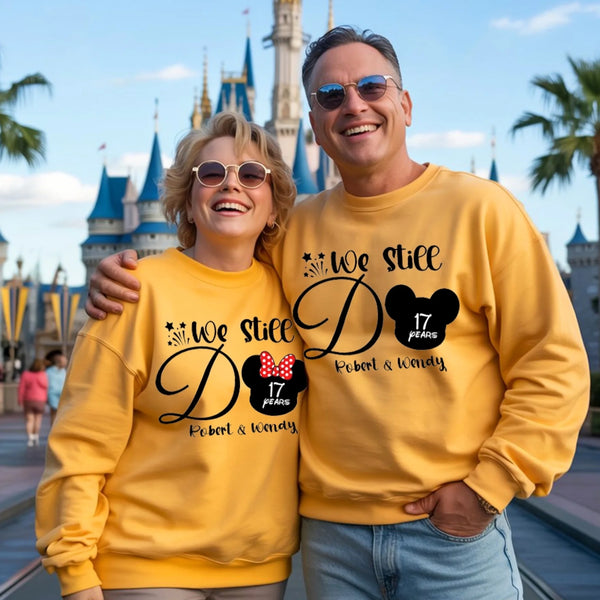 We Still Do Magic Theme Personalized Anniversary Long Sleeve, Sweatshirt