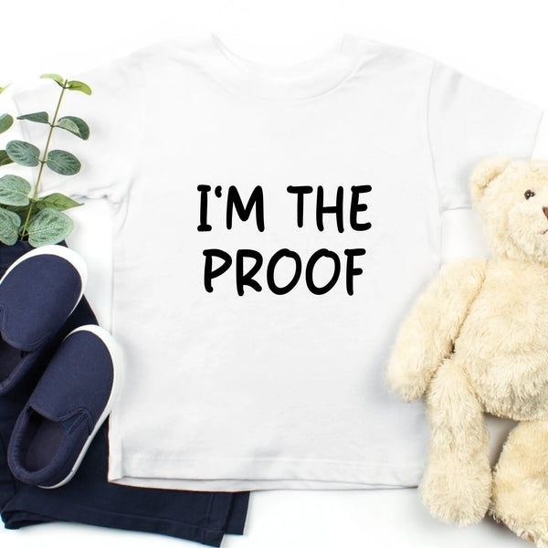 I Make Awesome Kids Shirts – Funny Mom or Dad Tee, For Kids WHITE