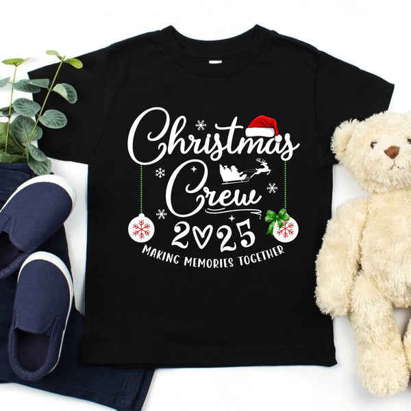 Family Christmas Crew 2025 Making Memories Together T-shirt