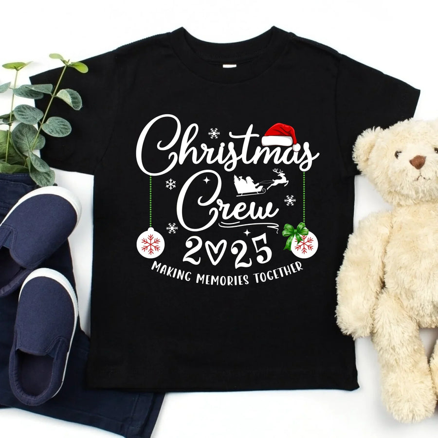 Family Christmas Crew 2025 Making Memories Together T-shirt