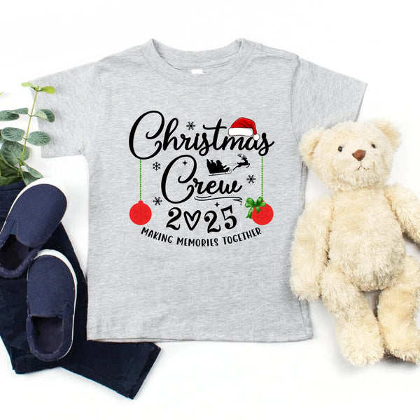 Family Christmas Crew 2025 Making Memories Together T-shirt