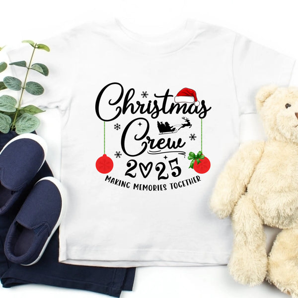 Family Christmas Crew 2025 Making Memories Together T-shirt