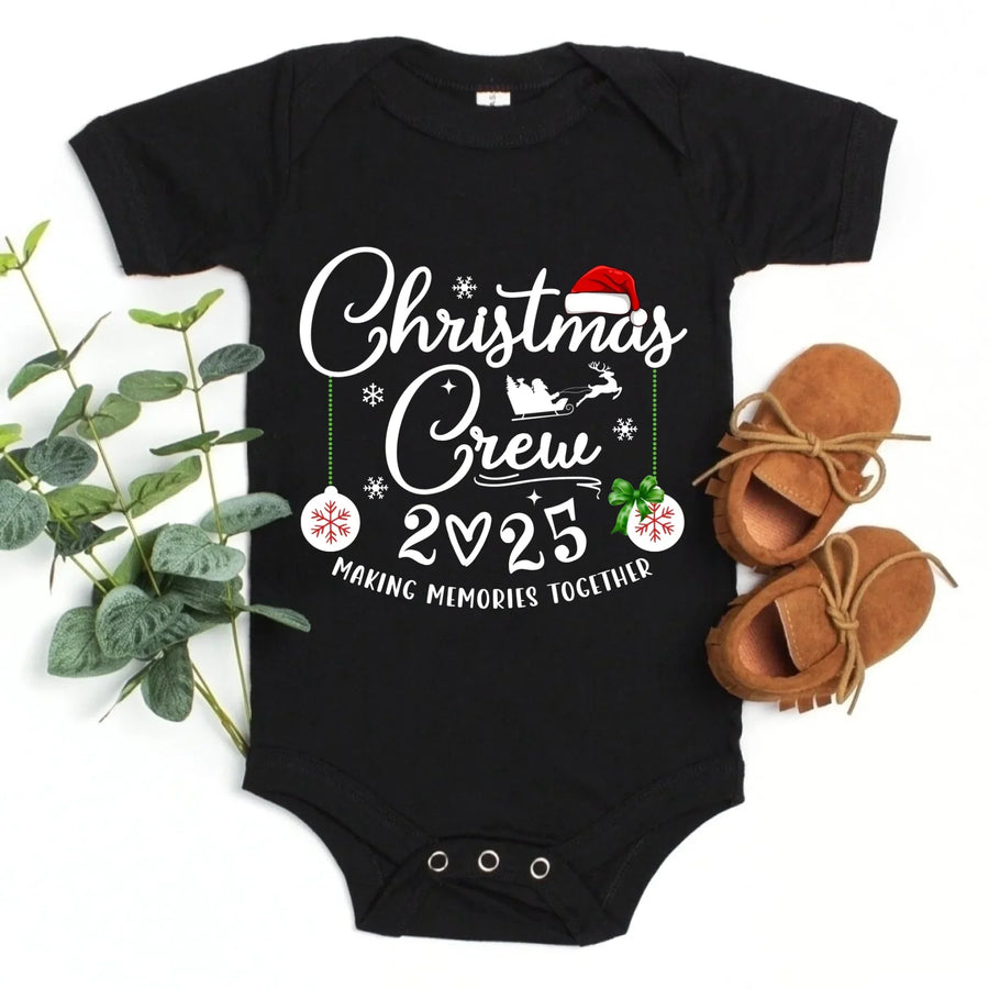 Family Christmas Crew 2025 Making Memories Together T-shirt