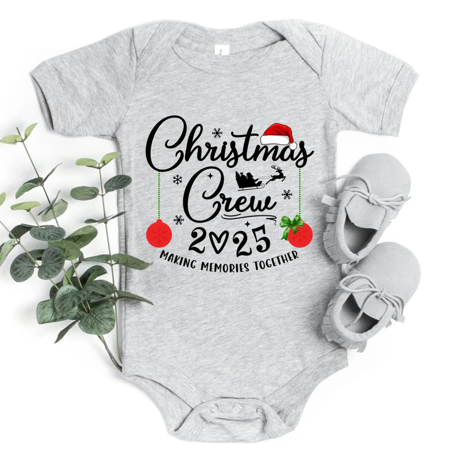 Family Christmas Crew 2025 Making Memories Together T-shirt