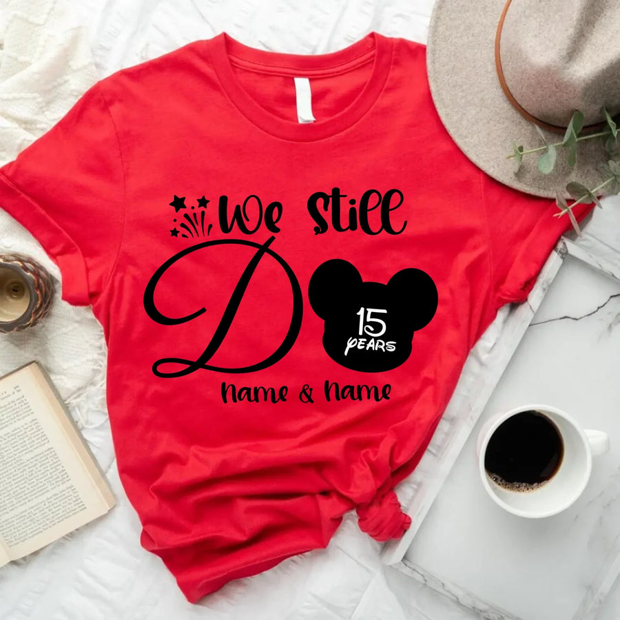 red t-shirt