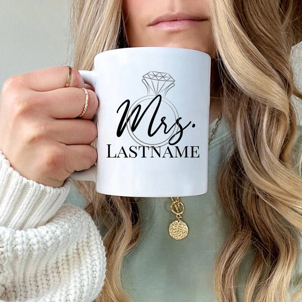 11oz white model mockup