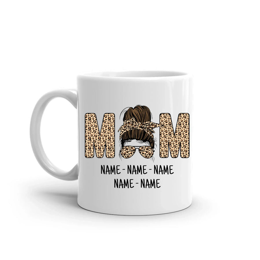 Mom And Kids Personalized Mug