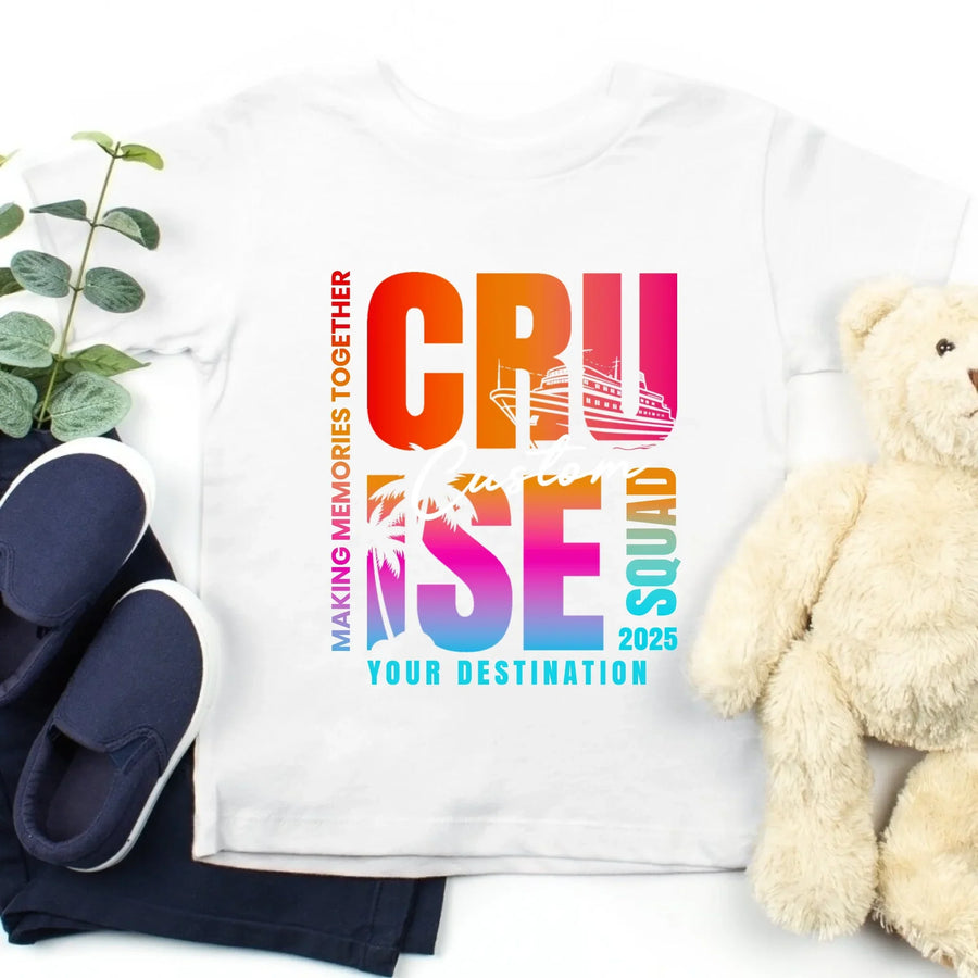 Cruise Squad 2026 Shirts Custom Matching Family Vacation Tees