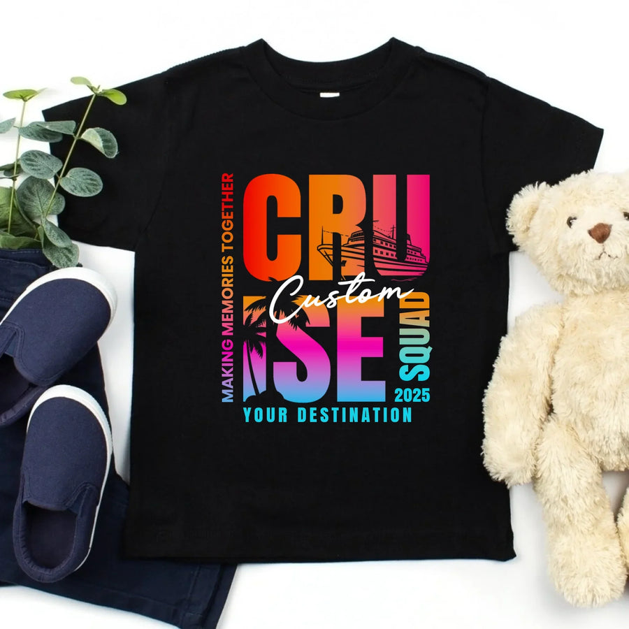 Cruise Squad 2026 Shirts Custom Matching Family Vacation Tees
