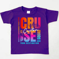Cruise Squad 2026 Shirts Custom Matching Family Vacation Tees