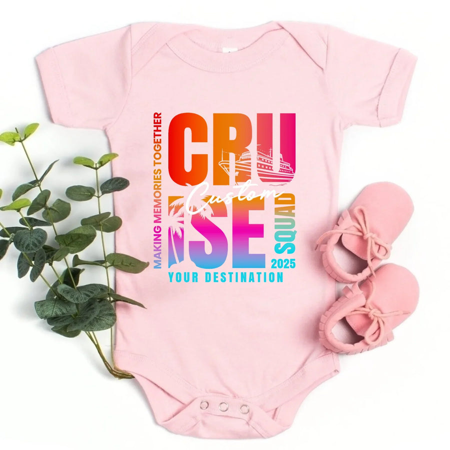 Cruise Squad 2026 Shirts Custom Matching Family Vacation Tees