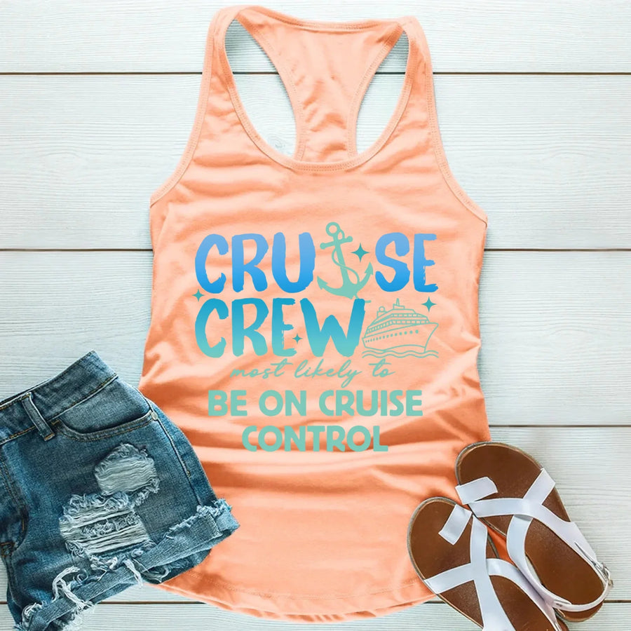 Funny Cruise Crew 2026 Trip Shirts - Matching Custom Family Vacation Tees