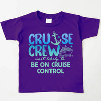 Funny Cruise Crew 2026 Trip Shirts - Matching Custom Family Vacation Tees