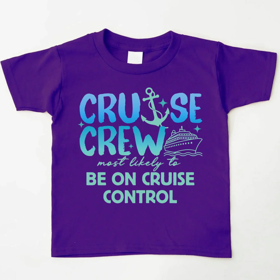 Funny Cruise Crew 2026 Trip Shirts - Matching Custom Family Vacation Tees