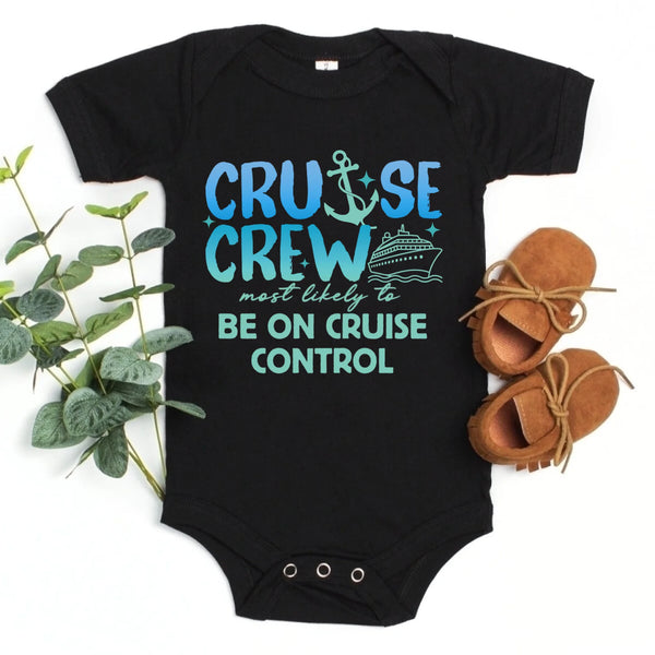 Funny Cruise Crew Trip Shirts - Matching Custom Family Vacation Tees