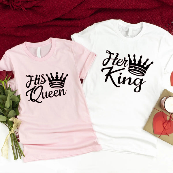 His Queen & Her King Couple Tee