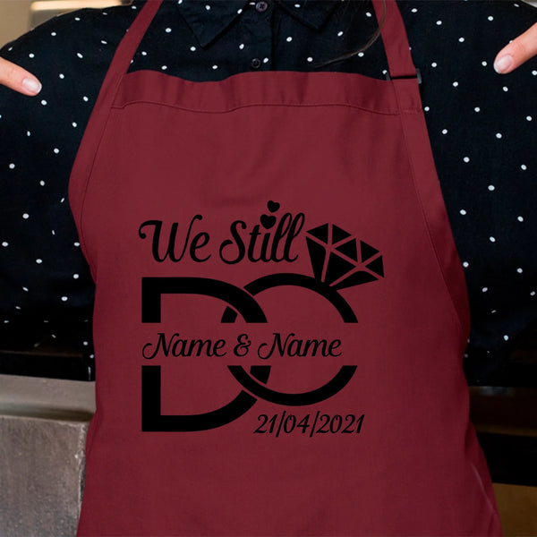 We Still Do Centered Personalized Apron
