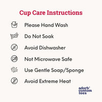 cup care instructions