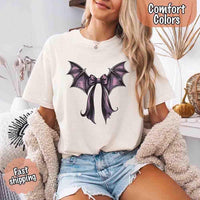 Bat wing bow gothic Halloween graphic design