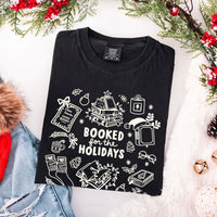 Booked for the Holidays Comfort Colors T-Shirt