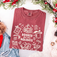 Booked for the Holidays Comfort Colors T-Shirt