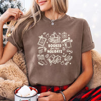 Booked for the Holidays Comfort Colors T-Shirt