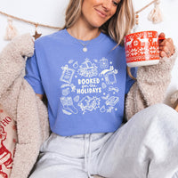 Booked for the Holidays Comfort Colors T-Shirt