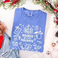 Booked for the Holidays Comfort Colors T-Shirt