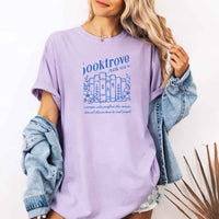 May include Booktrovert Comfort Colors t-shirt with book lover graphic, relaxed unisex fit, and garment-dyed cotton