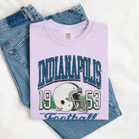 May include a City Football Comfort Colors T-Shirt featuring a football-inspired city graphic, relaxed unisex fit, and casual game-day style.