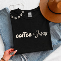 Coffee + Jesus T-Shirt - Faith & Coffee Tee