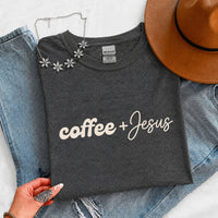 Coffee + Jesus T-Shirt - Faith & Coffee Tee