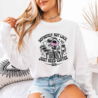 Comfort Colors Definitely Not Loca Long Sleeves | Relaxed Fit Funny Graphic Shirt